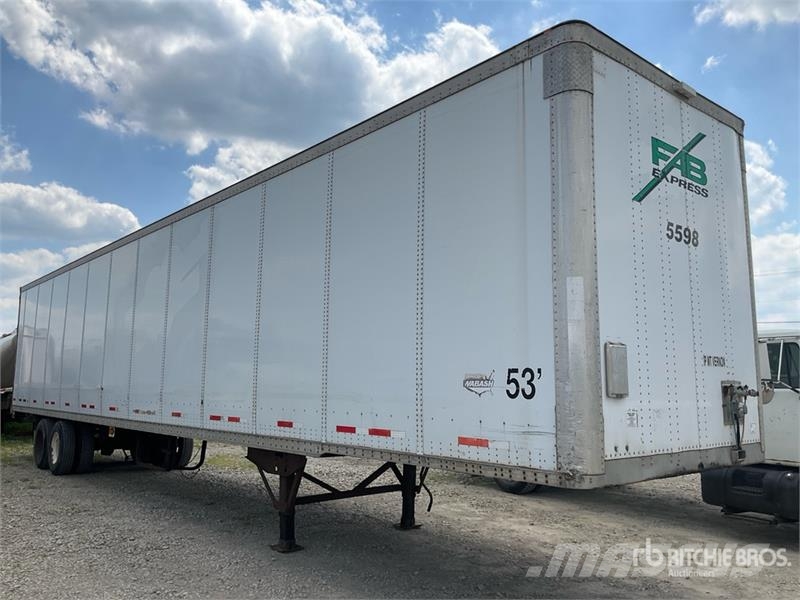 Wabash 53 ft x 102 in Sliding T/A Van Trailer Box Trailers