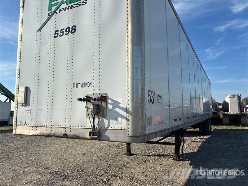 Wabash 53 ft x 102 in Sliding T/A Van Trailer Box Trailers
