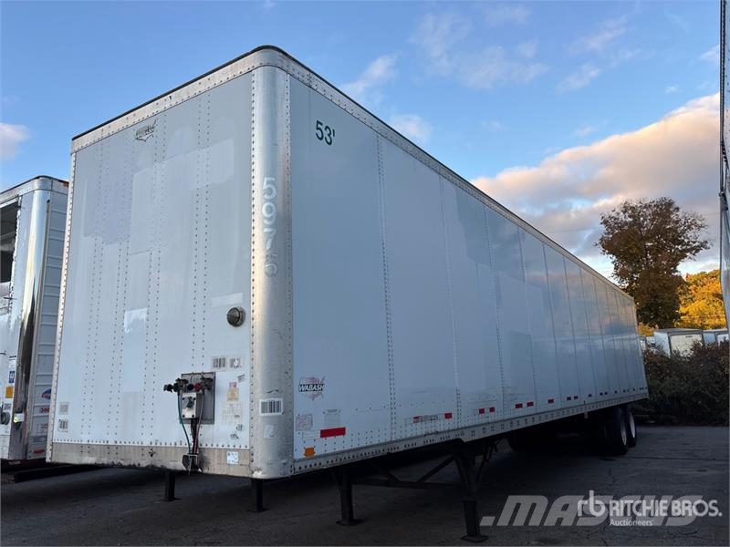 Wabash DVCVHPC 53 ft x 102 in T/A Van Trailer Причепи-фургони