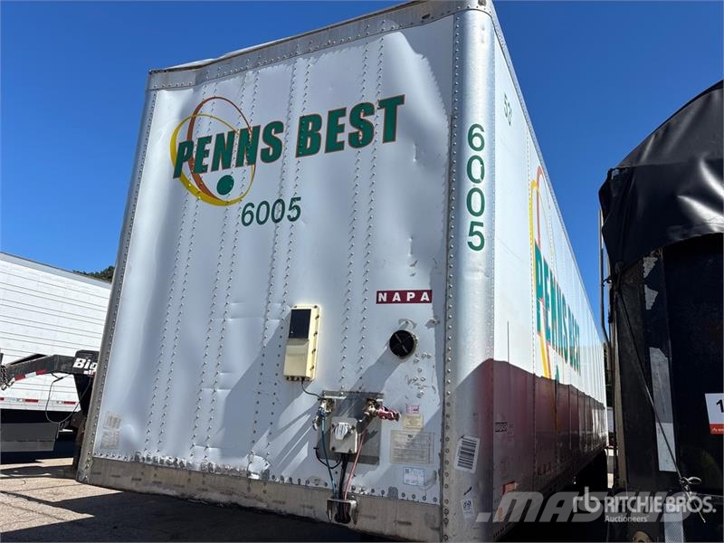 Wabash DVCVHPC 53 ft x 102 in T/A Van Trailer 箱體拖車