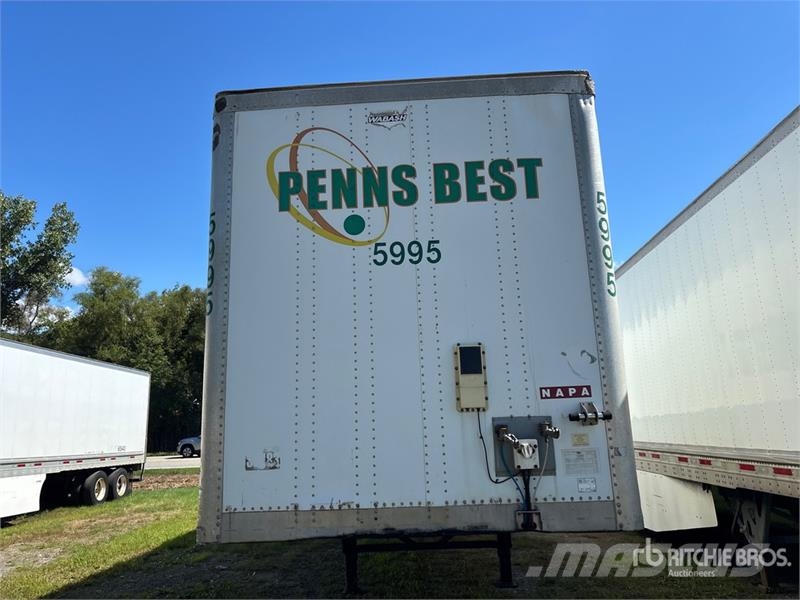 Wabash DVCVHPC 53 ft x 102 in T/A Van Trailer Van Body Trailers