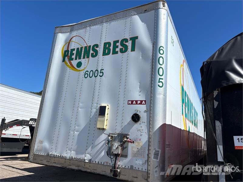 Wabash DVCVHPC 53 ft x 102 in T/A Van Trailer 箱體拖車