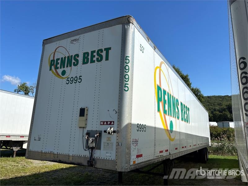 Wabash DVCVHPC 53 ft x 102 in T/A Van Trailer Van Body Trailers