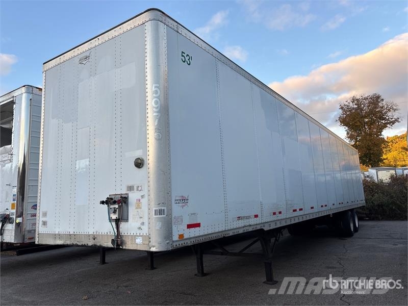 Wabash DVCVHPC 53 ft x 102 in T/A Van Trailer Причепи-фургони