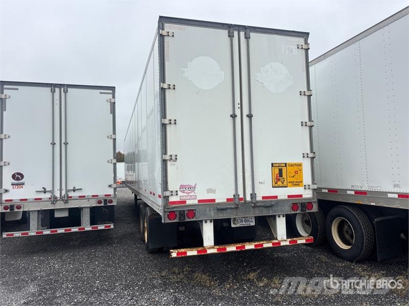Wabash DVLSHPC 53 ft x 102 in T/A Van Trailer مقطورات ذات هيكل صندوقي