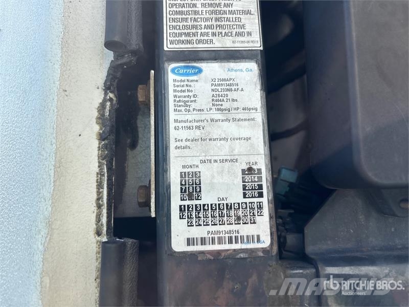 Wabash RFALHSA 53 ft T/A Refrigerated Trailer Poluprikolice hladnjače