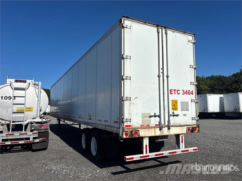 Wabash Tra/rem van dvcvhpc 53 ft x 102 in T/A Van Trailer Ремаркета фургони