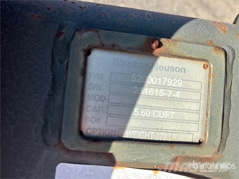 Wacker Neuson 28z3 18 in Digging Excavator Bucket Baldes