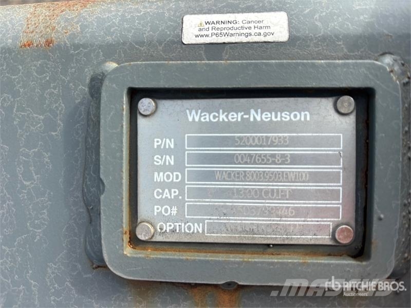 Wacker Neuson 28z3 36 in Digging Excavator Bucket Baldes