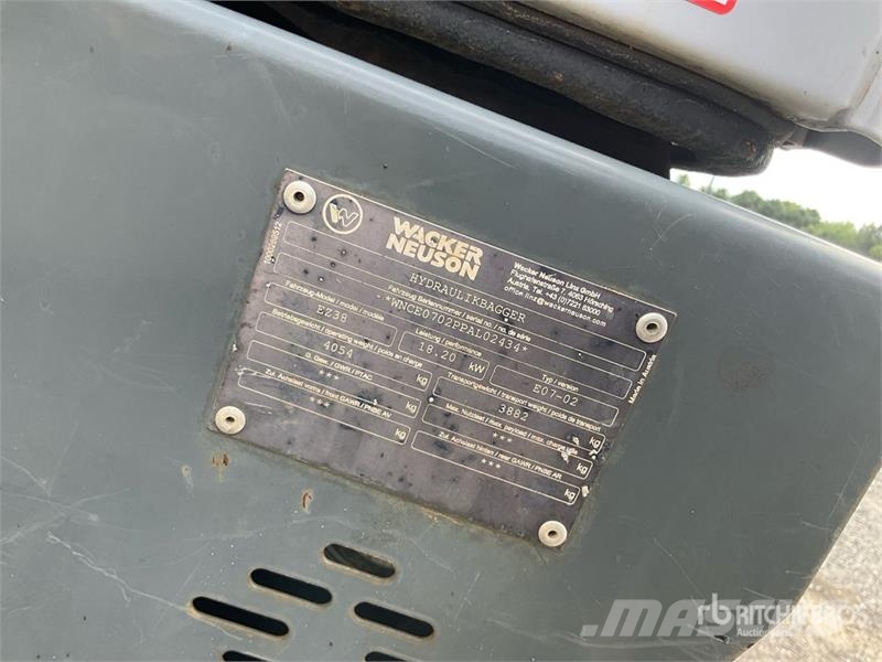 Wacker Neuson EZ38 Mini Excavator Mini ekskavatoriai < 7 t