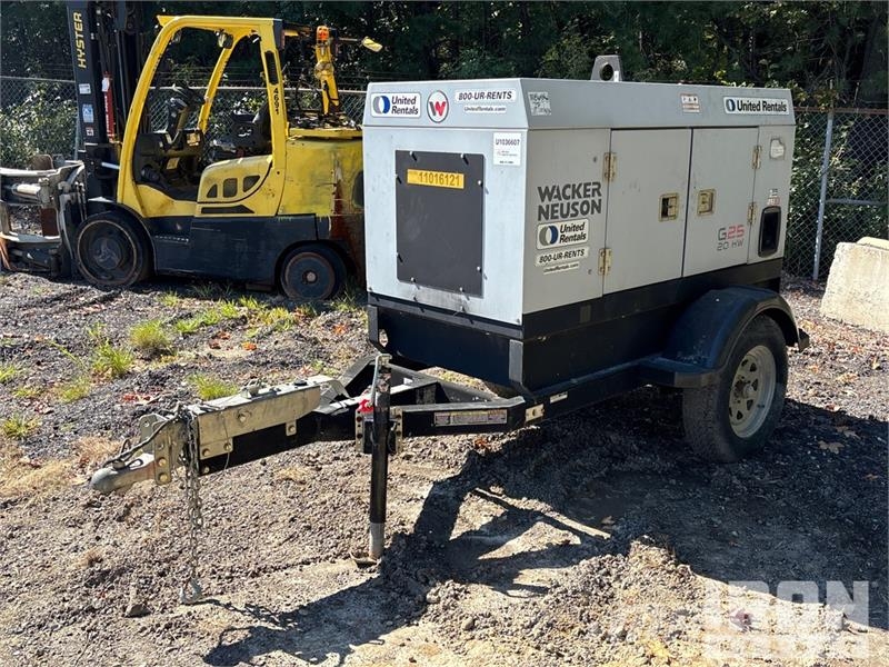 Wacker Neuson G-25 19.5 kW Mobile Generator Set Dizel agregati