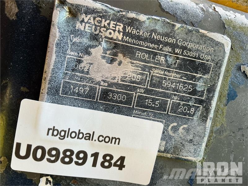 Wacker Neuson RT Trench Compactor Compactadores para terra