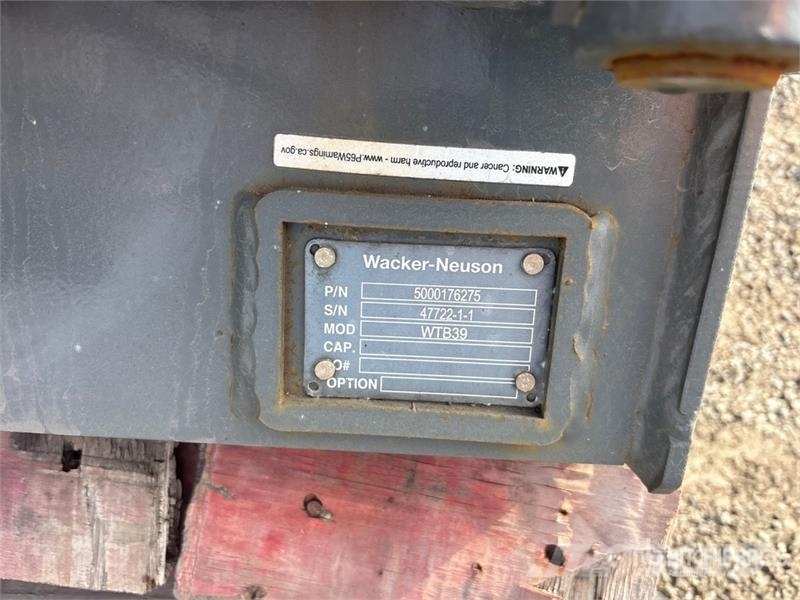 Wacker Neuson Wtb39 40 in Tilting Excavator Bucket Baldes
