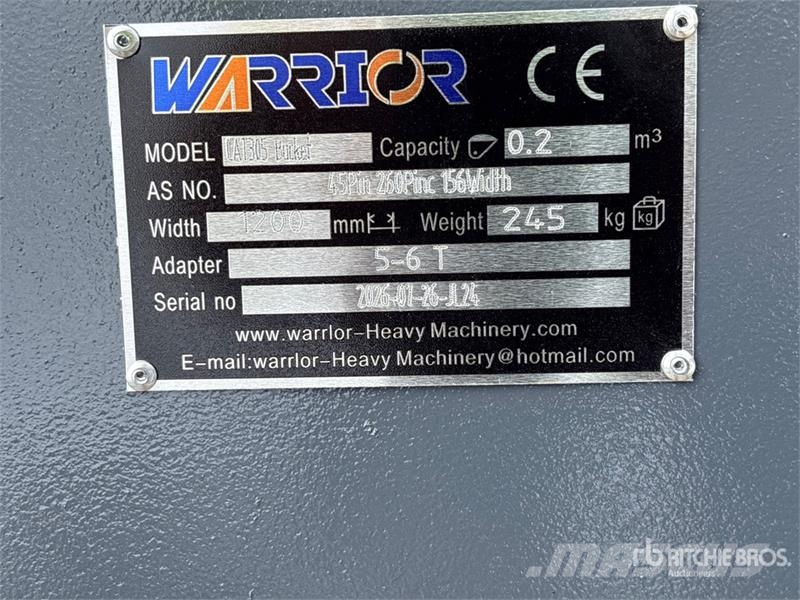 Warrior WBMCC5-1220 48 in Cleanup Excavator Bucket - Fits Kašike / Korpe