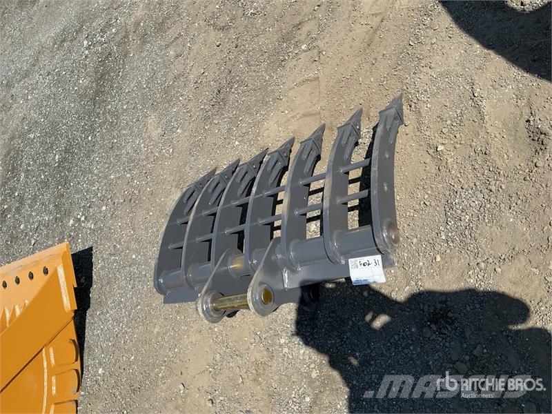 Warrior WBRC05-1000 39 in Excavator Rake - Fits Cat 305 /  مكابس وميبسات التبن