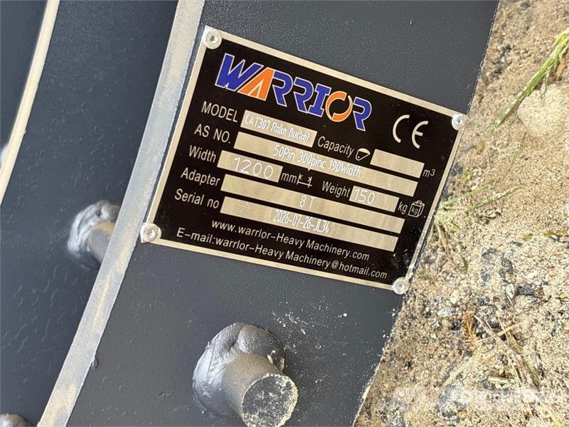 Warrior WBRC07-1200 47 in Excavator Rake - Fits Cat 307 / Okretači i sakupljači sena