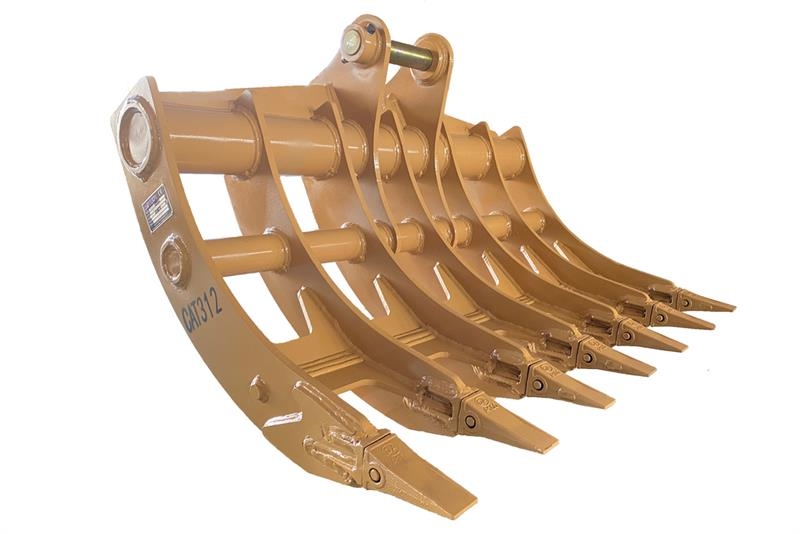 Warrior WBRC12-1620-1 64 in Excavator Rake - Fits Cat 312 Rakes and tedders