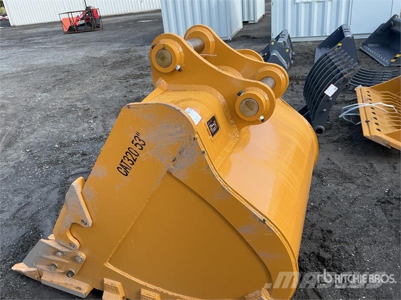 Warrior WBRC20-1400 53 in Digging Excavator Bucket - Fits  Buckets