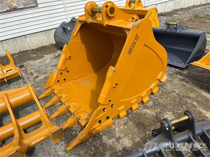 Warrior WBRC20-1400 53 in Digging Excavator Bucket - Fits Baldes