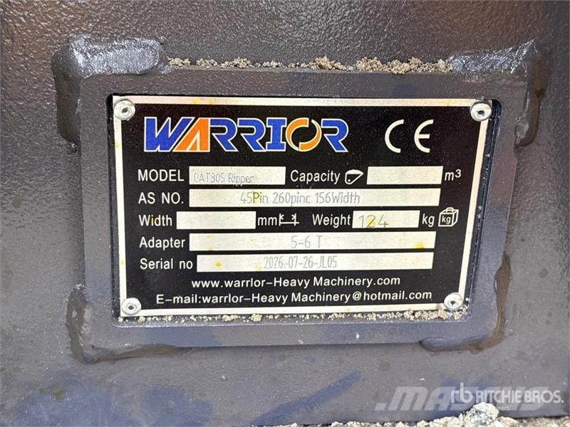 Warrior WR05-06 Excavator Ripper - Fits Cat 305 (Unused) Kultivatori za građevinarstvo