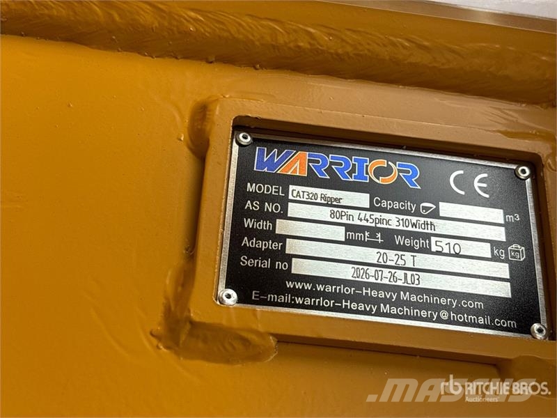 Warrior WRC20-025 Excavator Ripper - Fits Cat 320 (Unused) Kultivatori za građevinarstvo