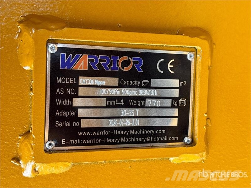 Warrior WRC30-035 Excavator Ripper - Fits Cat 336 (Unused) Kultivatori za građevinarstvo