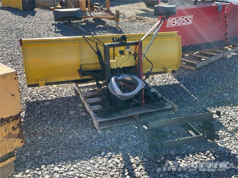 Western 90 in Power Angle Quick attach Snow Plow - Fits Tr Hojas y cuñas quitanieves
