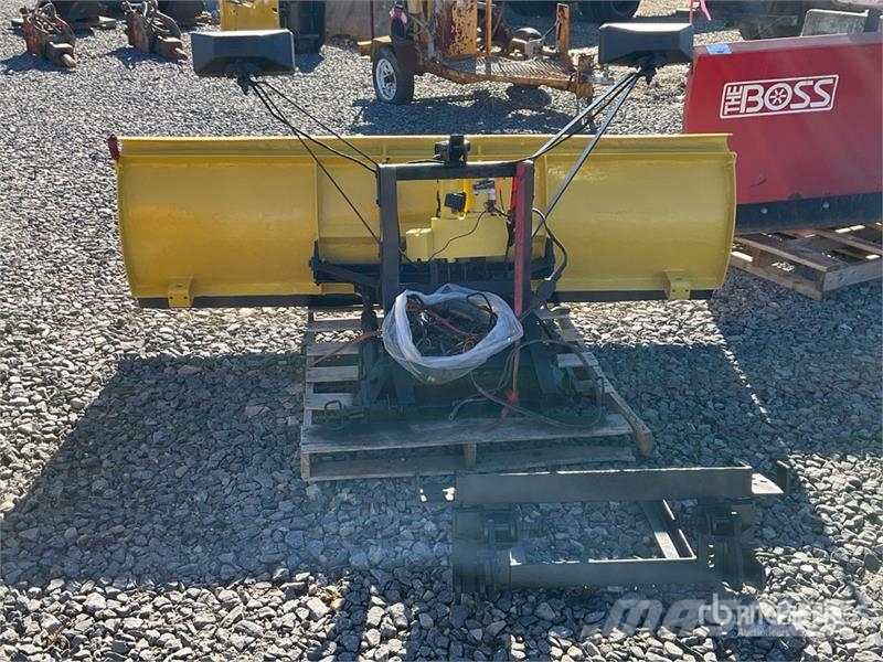 Western 90 in Power Angle Quick attach Snow Plow - Fits Tr Hojas y cuñas quitanieves