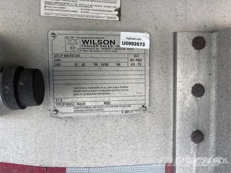 Wilson 48 ft T/A Conestoga Curtain Side Trailer Prikolica s ponjavo