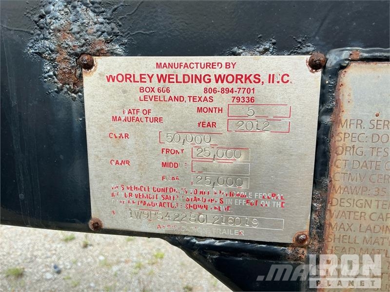 Worley Welding WA-N-WWF-6040-253-FRP-SP 5350 gal T 其他貨車