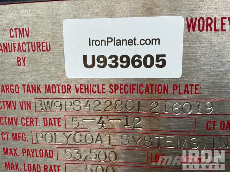 Worley Welding WA-N-WWF-6040-253-FRP-SP 5350 gal T 其他貨車