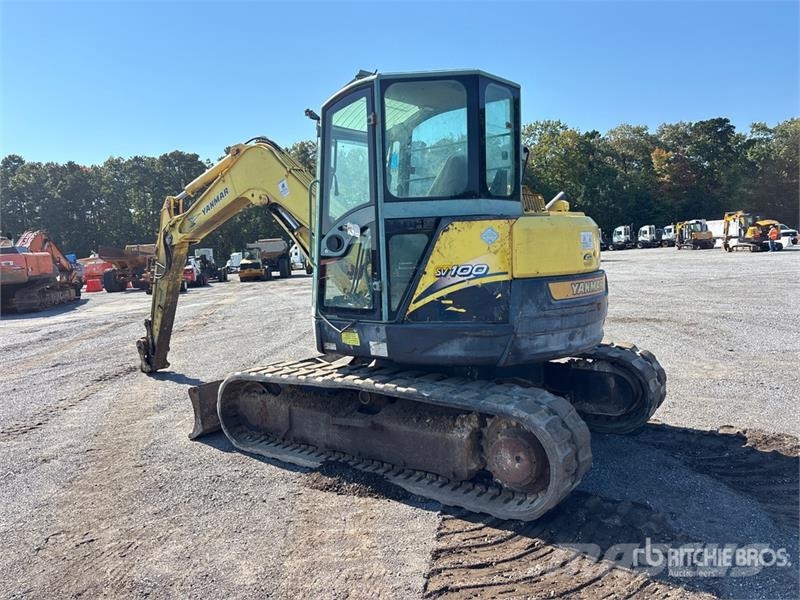Yanmar SV100 Tracked Excavator Gravemaskiner på larvebånd