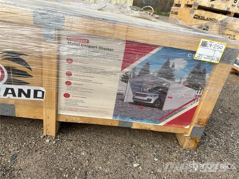 11 ft 7 in x 19 ft 6 in Carport Jeklene gradbene konstrukcije
