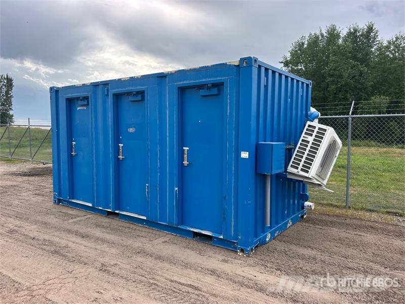 16 ft x 8 ft 3 Person Skid-Mounted 3 Person Restro Other components