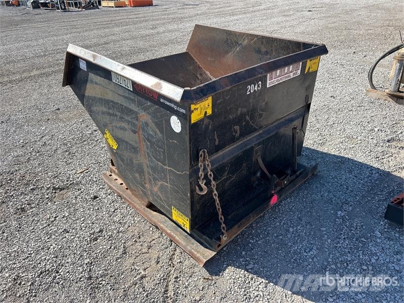 2 cyd Self-Dumping Hopper Fülltrichter und Füllschächte
