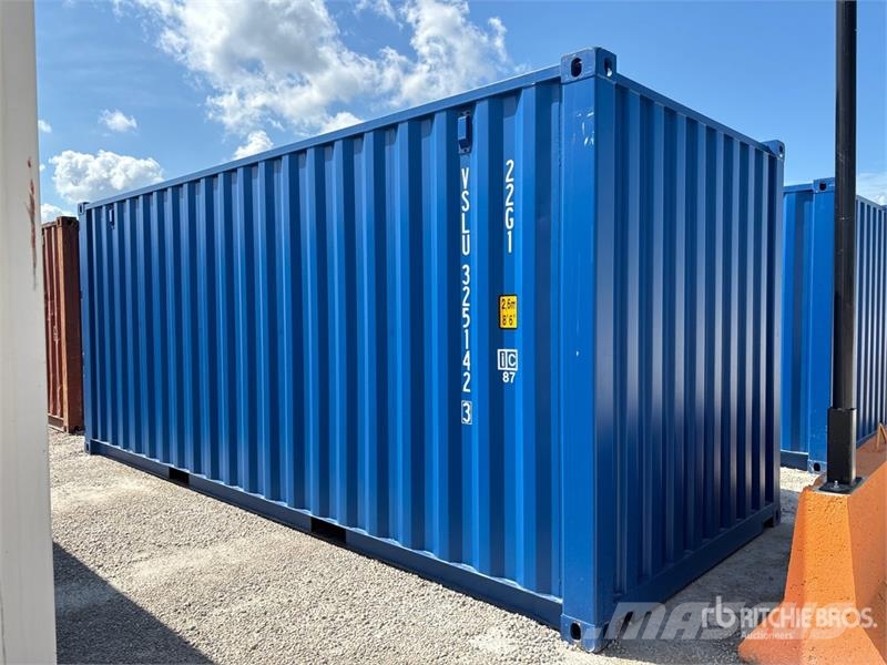 20 ft Standard Storage Container Uzglabāšanas konteineri