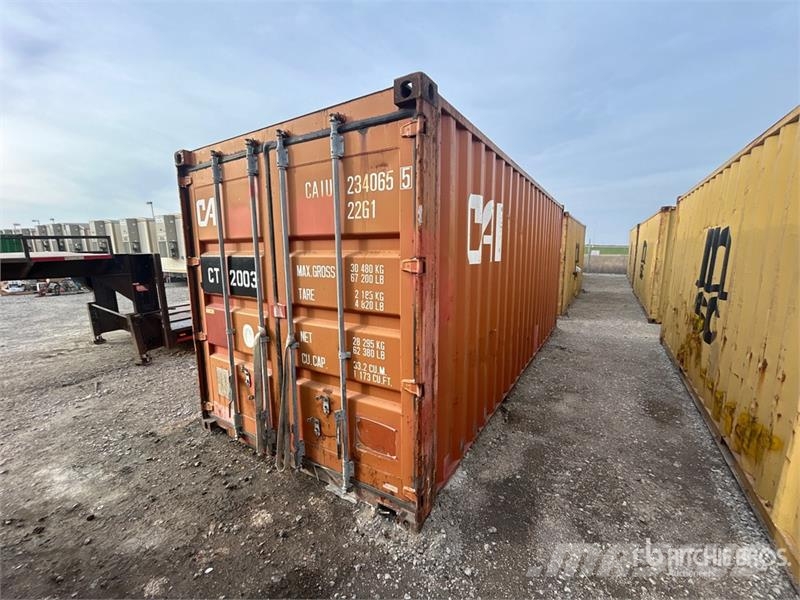 20 ft Standard Storage Container Uzglabāšanas konteineri
