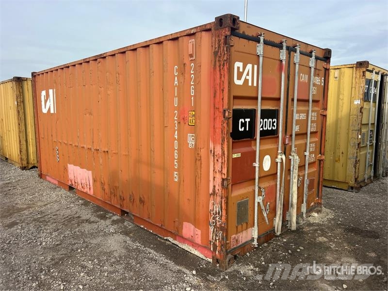 20 ft Standard Storage Container Uzglabāšanas konteineri