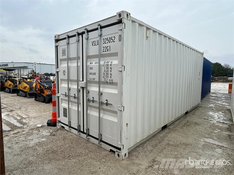  20 ft Standard Storage Container Uzglabāšanas konteineri