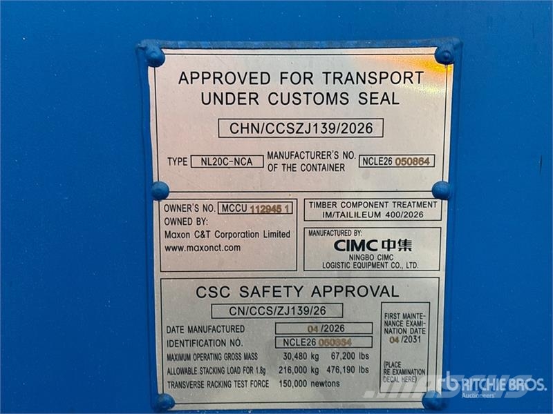 20 ft Storage Container Storage containers