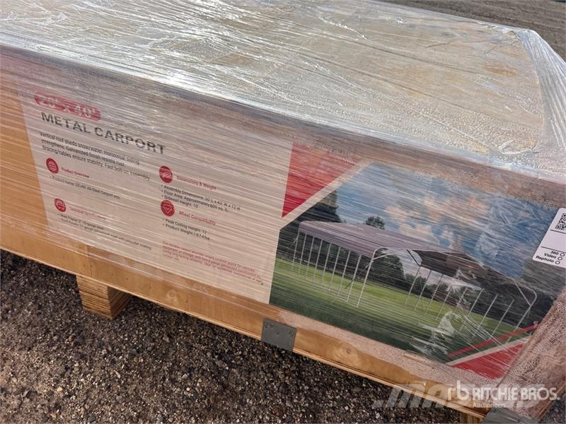  20 ft x 40 ft Carport (Unused) 鋼架建築