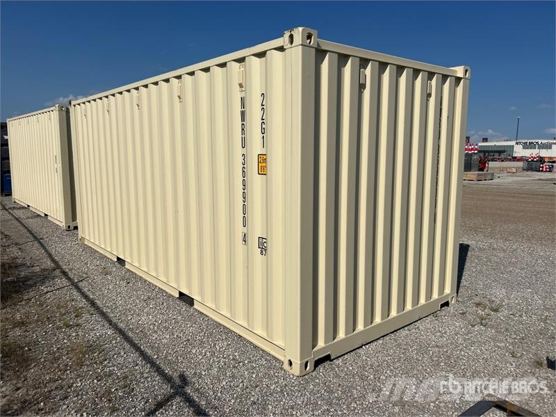 20 ft x 8 ft Skid-Mounted Storage Container Mobile Landbrug - Andet