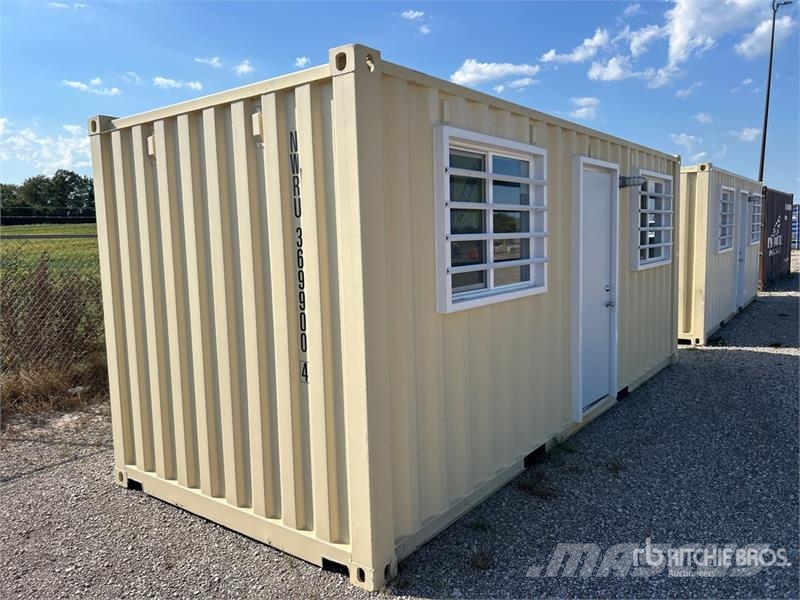 20 ft x 8 ft Skid-Mounted Storage Container Mobile Landbrug - Andet