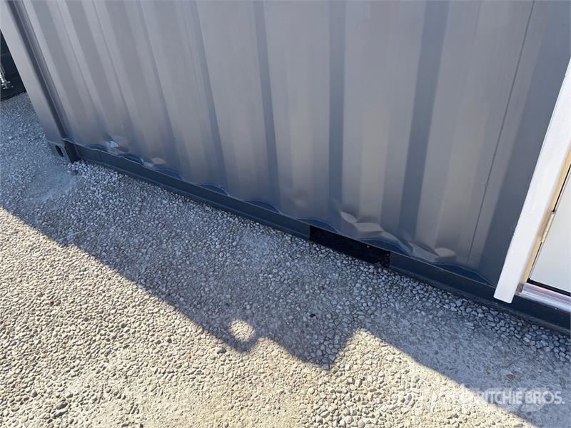  20 ft x 8 ft Skid-Mounted Mobile Office Storage Co حاويات تخزين