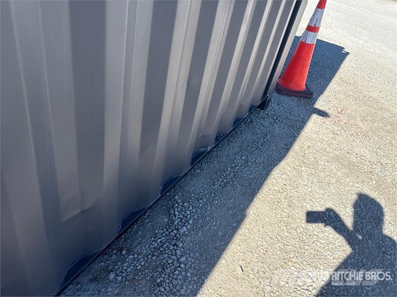  20 ft x 8 ft Skid-Mounted Mobile Office Storage Co حاويات تخزين