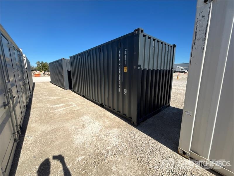  20 ft x 8 ft Skid-Mounted Mobile Office Storage Co حاويات تخزين