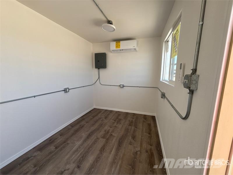  20 ft x 8 ft Skid-Mounted Mobile Office Storage Co حاويات تخزين