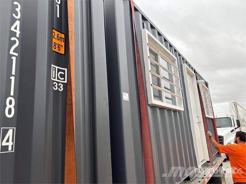 20 ft x 8 ft Skid-Mounted Mobile Office Storage Co Lagerbehälter