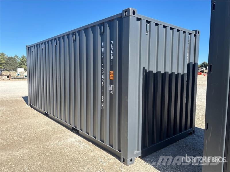  20 ft x 8 ft Skid-Mounted Mobile Office Storage Co حاويات تخزين