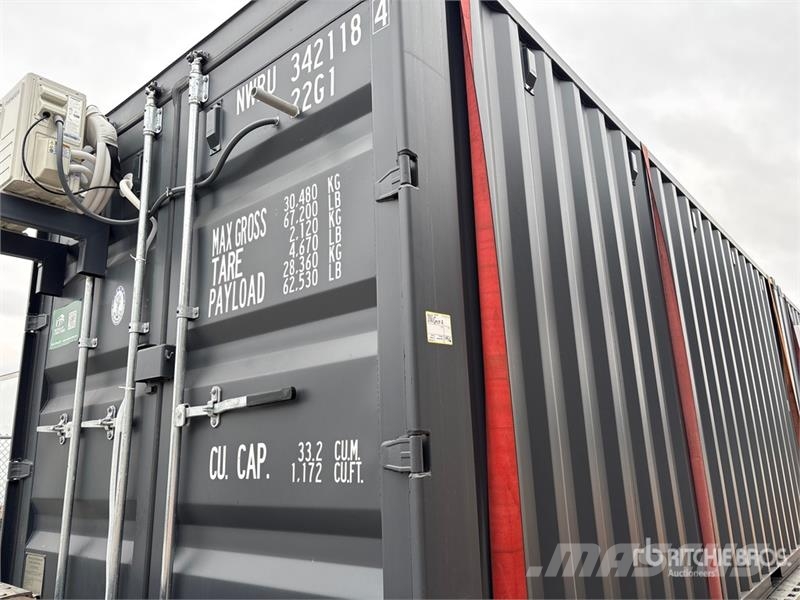 20 ft x 8 ft Skid-Mounted Mobile Office Storage Co Lagerbehälter